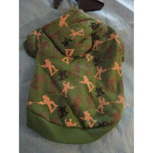 NWT Zack & Zoey Hooded Special Ops Hoodie Army Dog Puppy Pet XXS